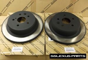 Lexus GS350 (2013-2018) OEM Genuine REAR BRAKE ROTOR SET 42431-30310 (x2)