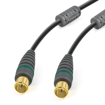 F-Quick Schnellstecker Sat Kabel F-Stecker Sat Antennenkabel Modem Internet 4K + - Bild 1 von 4