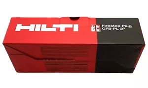 NEW BOX OF 10 - Hilti CFS-PL 2" FIRESTOP PLUG - Open Box - Picture 1 of 2