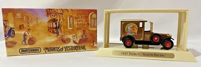 1993 Die Cast Matchbox Models Of Yesteryear 1927 Talbot South Pacific YGB10 NEW - Image 1 of 4