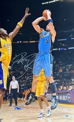 Carlos Boozer Signed 12x18 Utah Jazz Photo NBA PSA AC60568 - Image 1 of 2