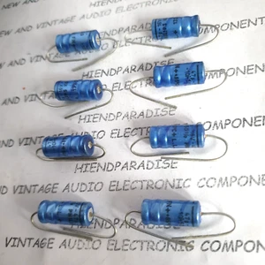 NOS PHILIPS 132 47uF 16V VERY LONG LIFE AXIAL CAPS FOR AUDIO ! 8PCS! - Picture 1 of 3