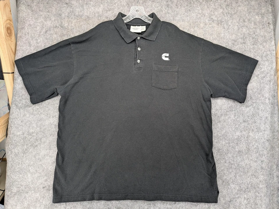Camisa polo deportiva Hartwell para hombre 3XL bolsillo Cummins ropa de trabajo mezcla de algodón Foto 1 de 4