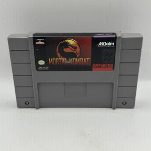 Mortal Kombat (Super Nintendo Entertainment System, 1992) - Picture 1 of 7