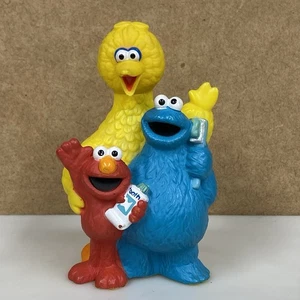 Sesamstraße Figur Zähneputzen Badezimmer Spielzeug 2007 großer Vogel Elmo - Bild 1 von 10