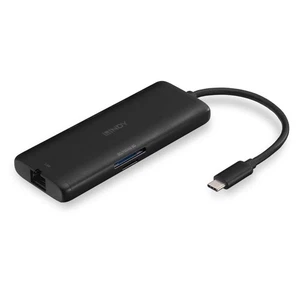 Lindy DST-Mini, stacja dokująca do laptopa USB C z ładowarką przepustową 4K i 100W - Zdjęcie 1 z 5