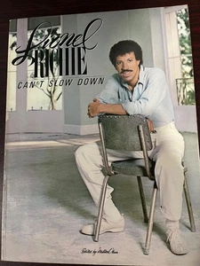 Cancionero de partituras Lionel Richie Can't Slow Down 1984 Cherry Lane Music - Imagen 1 de 1