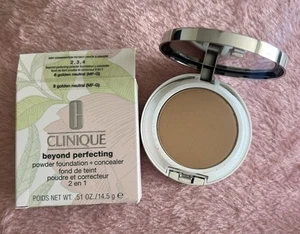 Clinique Beyond Perfecting Powder Foundation+Concealer 8 Golden Neutral .51 oz - Picture 1 of 2