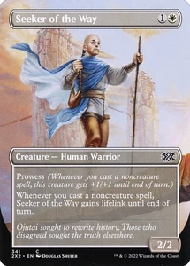 Seeker of the Way (341) Borderless Double Masters 2022 MTG Magic - Picture 1 of 1
