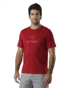Camiseta Arcteryx Para Hombre Talla XL Arco-Palabra Logo Rojo Algodón Manga Corta - Imagen 1 de 11