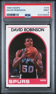 1989 Hoops #310 David Robinson PSA 9 - Picture 1 of 2