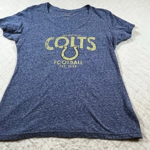 Indianapolis Colts TShirt Majestic Fan Fashion Size Large - excellent condition - Picture 1 of 5