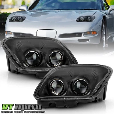 Faros proyectores dobles izquierda+derecha para Chevy Corvette C5 1997-2004 Foto 1 de 4