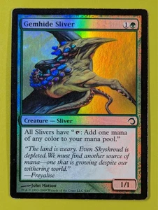 FOIL Gemhide Sliver x1 Premium Deck Series: Slivers 1x MTG Magic the Gathering - Picture 1 of 1