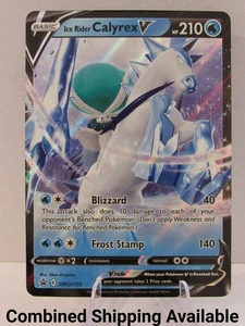 Ice Rider Calyrex V - SWSH130 SWSH: Sword & Shield Promo Cards NM Holo 17007 - Picture 1 of 2