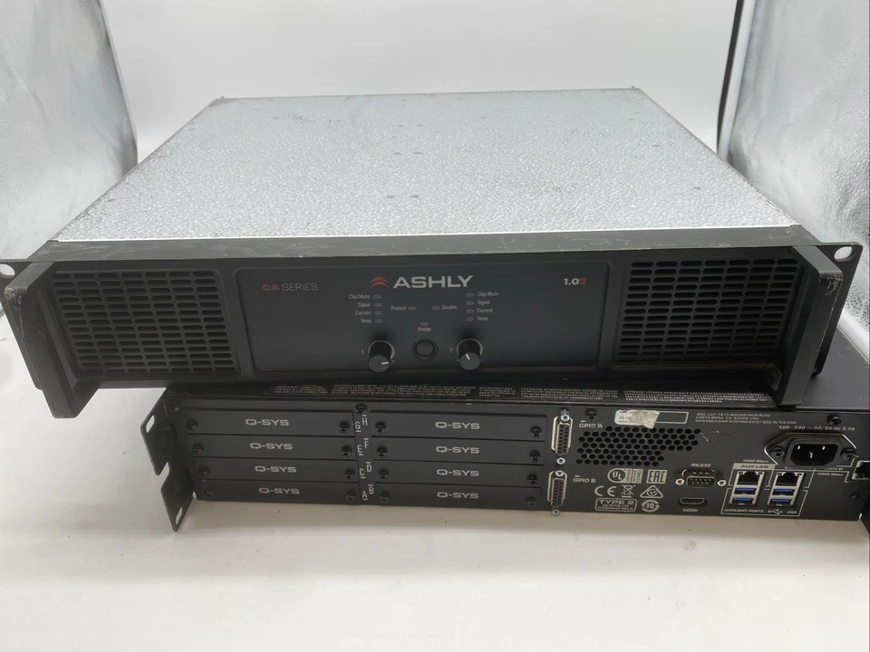 Ashly CA1.02 1,000-watt 2-channel Power Amplifier - Image 1 of 3