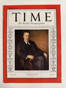Time Magazine August 24, 1931 - Albert Henry Wiggin, American banker - Picture 1 of 3