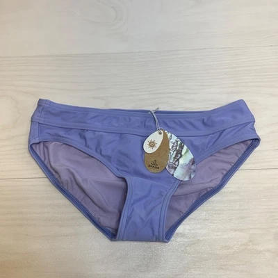 Novo com etiquetas prAna Biquíni Feminino Ramba Parte Inferior Roxa Tamanho P UPF 50 Praia Férias de Verão - Imagem 1 de 4