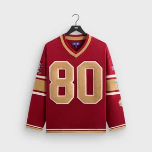 Kith for the NFL San Francisco 49ers V-neck Beau Knit Sweater - Present - Picture 1 of 1