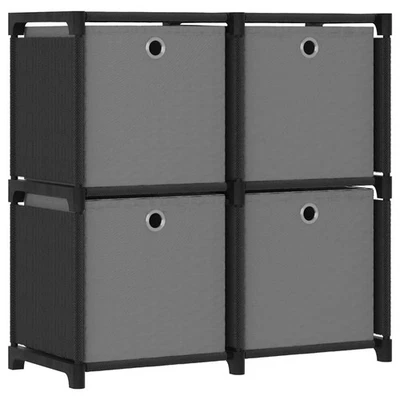 Mensola con 9 Vani a Cubo e Scatole Tessuto Misure/Colori Diversi vidaXL - Immagine 1 di 4