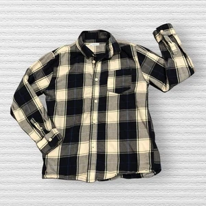 Mayoral Blue Green Plaid Checkered Button Up Polo Shirt Size 8 - Picture 1 of 5