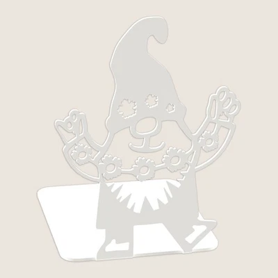 KRASNAL 1 Metall-Buchstütze weiß - Bild 1 von 4