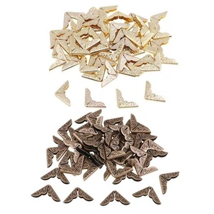 50 Pieces Book Scrapbook s Corner s 14x14mm - Picture 1 of 14