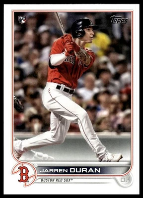 2022 Topps #187 Jarren Duran RC - Image 1 of 2