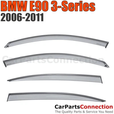 Deflectores de ventana Wellvisors para BMW E90 serie 3 06-11 sedán viseras deflectores Foto 1 de 4