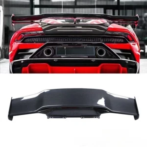 Carbon Fiber Car Wing Lip Rear Spoiler fits Lamborghini Huracan LP580 LP610 EVO - Photo 1/11