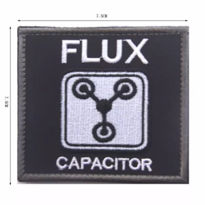 Parody Flux Capacitor Tactical Patch Army Marines Morale Hook and Loop FREE USA - Picture 1 of 1