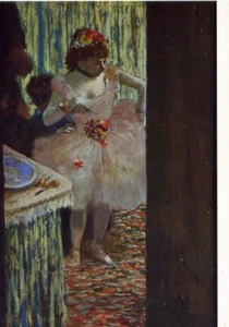 Postal de arte ballet Edgar Degas•Bailarina en su vestidor c.1900 - Imagen 1 de 1