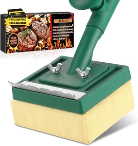 Grill Brush Bristle Free with Scraper,22" Extra Long Steam Grill Brush for Outdo - Picture 1 of 7