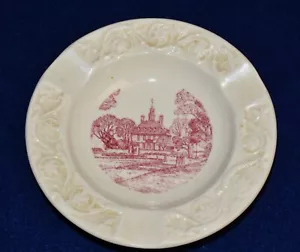 Cenicero De Colección WEDGWOOD China EL PALACIO DEL GOBERNADOR Williamsburg Virginia 4 1/4"d - Imagen 1 de 2