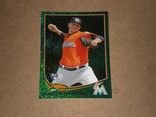 JOSE FERNANDEZ 2013 TOPPS "EMERALD GREEN " ROOKIE CARD. MIAMI MARLINS