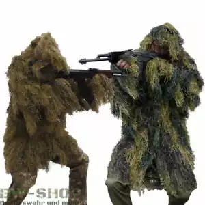 GHILLIE PARKA TARNPARKA ANTI FIRE WOODLAND & DESERT PAINTBALL BW SCHARFSCHÜTZE - Bild 1 von 3