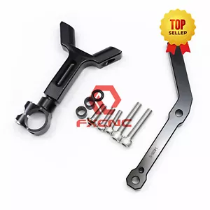 Kit de soporte de amortiguador de dirección CNC para STREET TRIPLE 765 S/R 17-22 soporte de montaje - Imagen 1 de 5
