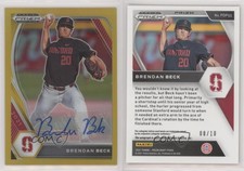 2021 Panini Prizm Draft Picks Gold Prizm Auto /10 Brendan Beck #PDP55 Auto