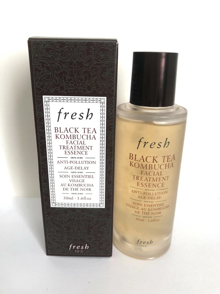 Fresh Black Tea Kombucha Facial Treatment Essence 1.6oz/50ml New In Box - Image 1 of 1