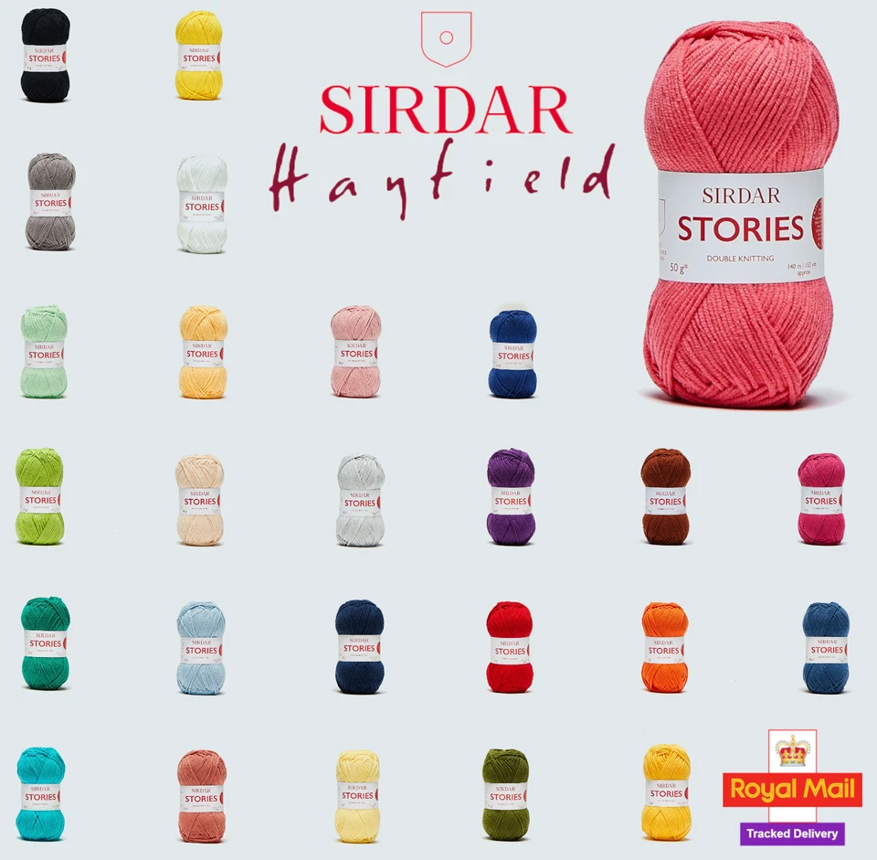 Sirdar Stories Cotton Rich Blend DK 50g Knitting Crochet Yarn Pattern