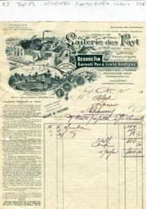 Dépt 59 - Fayt - Superbe Entête d'une Laiterie Fromagerie du 15/12/1921 - Bild 1 von 1