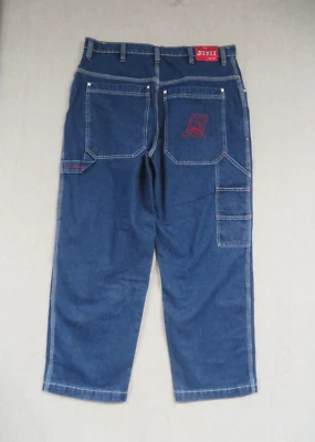 Pantalones de mezclilla para hombre Jordache 38/30 holgados carpintero utilitario patín (W37,5xI30) Foto 1 de 4