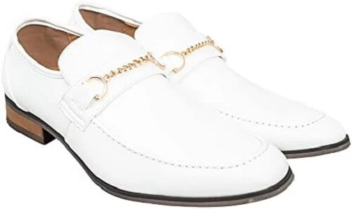 Cousin Eddie Christmas White Shoes Halloween Costume Party Footwear Men's Dress - Image 1 of 4