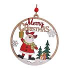 Christmas Tree Ornament Xmas Hanging Ornament Craft Christmas Wooden Pendant for