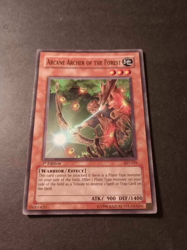 Yu-Gi-Oh! Arcane Archer Of The Forest 1st Edition Common Card AST-029 LP - Image 1 of 1