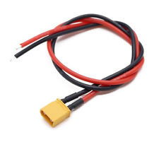 XT30U Male/Female Gold-plating Plug Connector + 18AWG Silicone Wire L 10cm-30cm