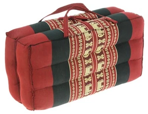 Foldable Yoga Block Bolster with Strap - Kapok Filled - Meditation Pilates Mat - Picture 1 of 58