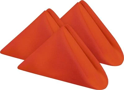 Orange Cloth Napkins, Ideal Dinner Napkins for Party Wedding Utopia Home - Image 1 of 4