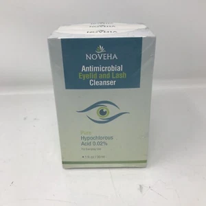Lot Of 3 NOVEHA Antimicrobial Eyelid and Lash Cleanser 30 mL (1 oz) 04/2025 - Picture 1 of 5