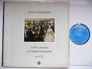 ALICE HARNONCOURT & WALTER PFEIFFER PLAY BACH VIOLIN CONCERTOs TELEFUNKEN 9508 - Picture 1 of 3